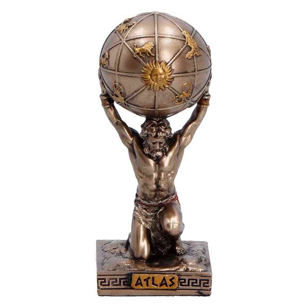 Nemesis Now - Atlas Titan Bearer of the Sky (Mini) Beeld/figuur - Bronskleurig